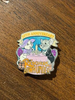 30th Anniversary Rescue Downunder Enamel Pin - Multicolor